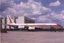 Air Madagascar Boeing 707-300, 5R-MFK: Paris Orly Airport, Paris, France, June 1975